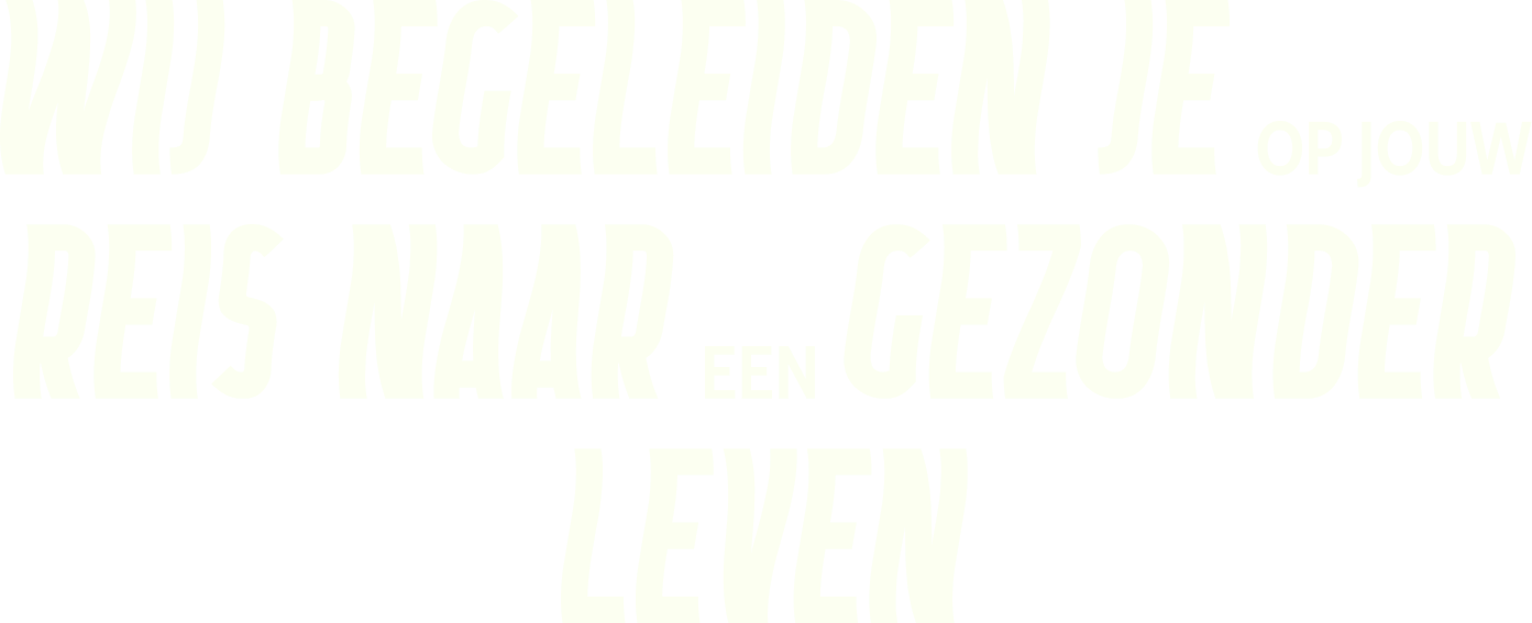 Wij begeleiden je op jouw reis naar een gezonder leven
